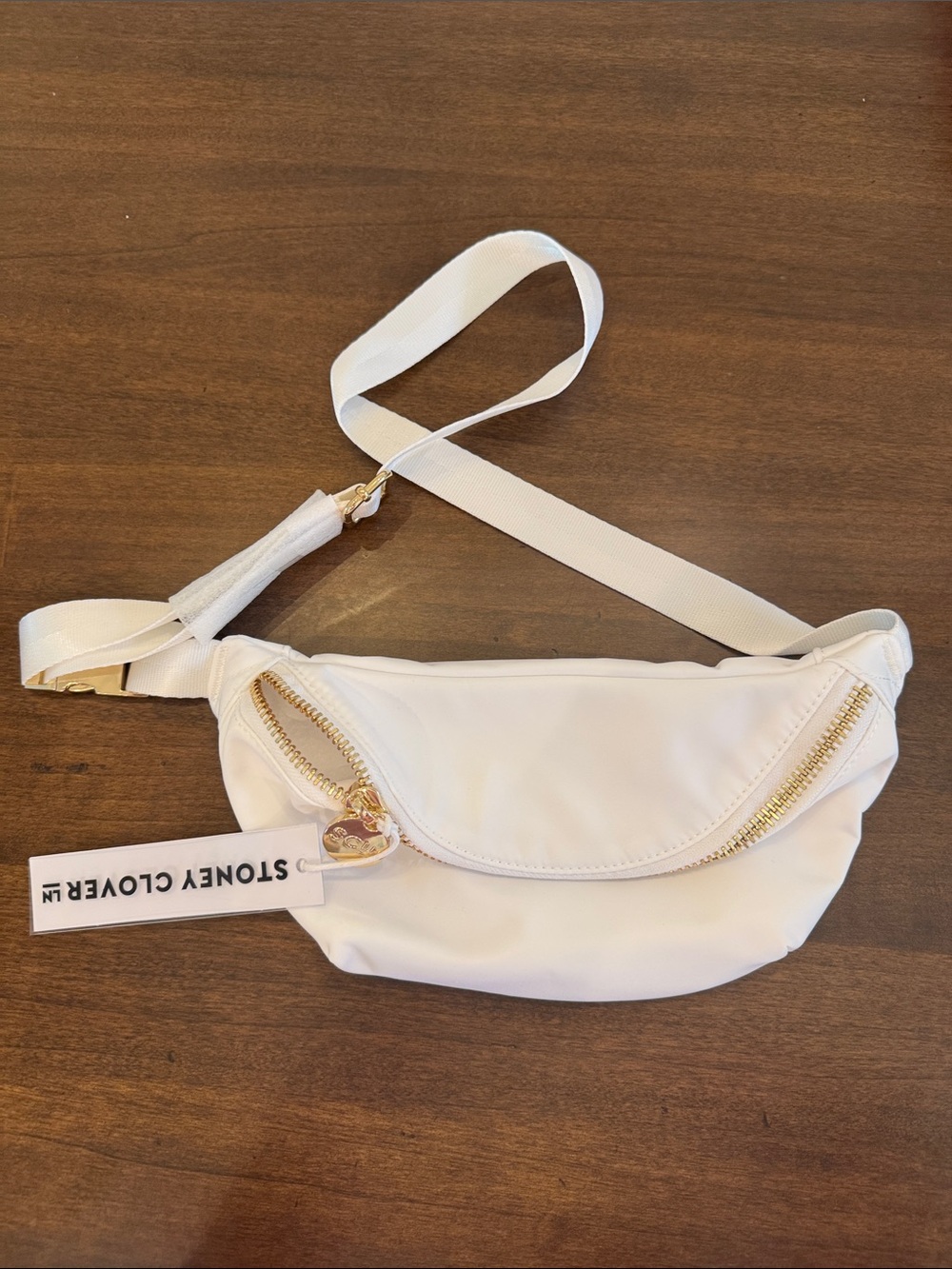 Stoney Clover Lane Fanny Pack in White - Picture 3 of 7